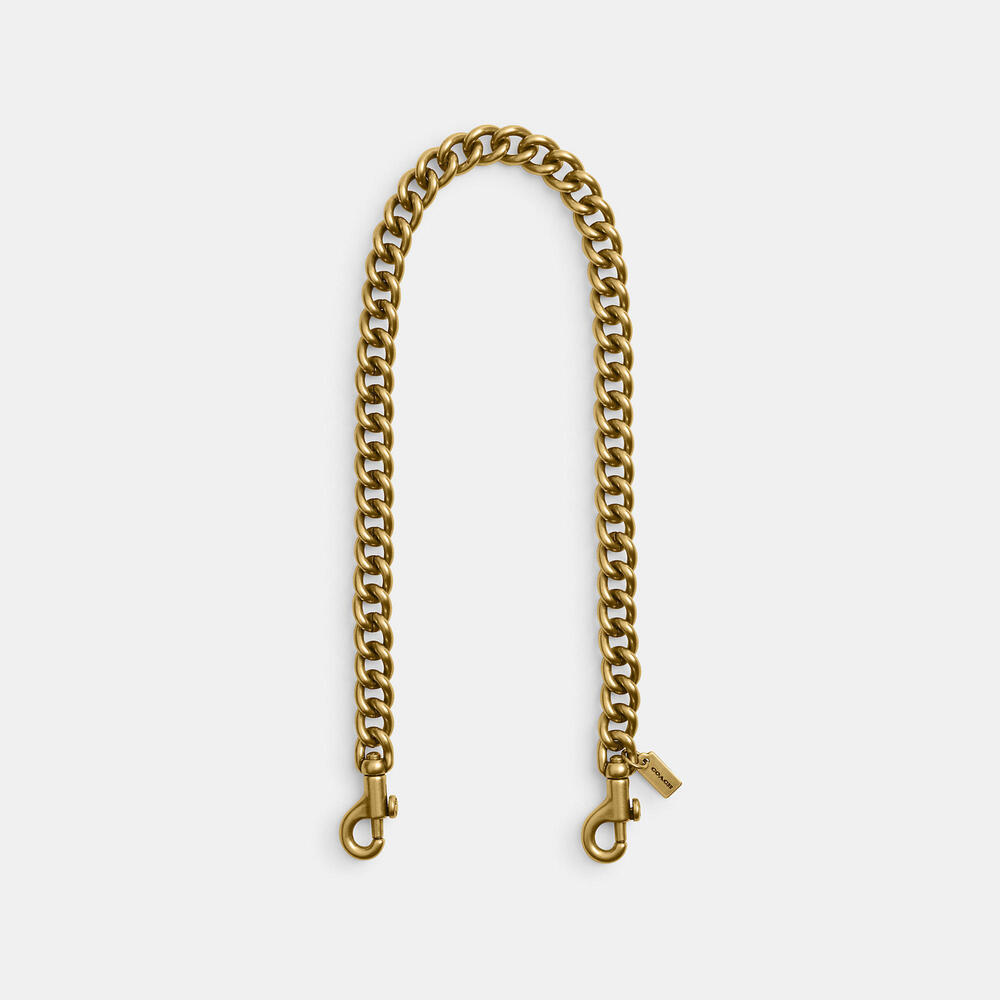 Coach Short Chunky Curb Chain Strap
